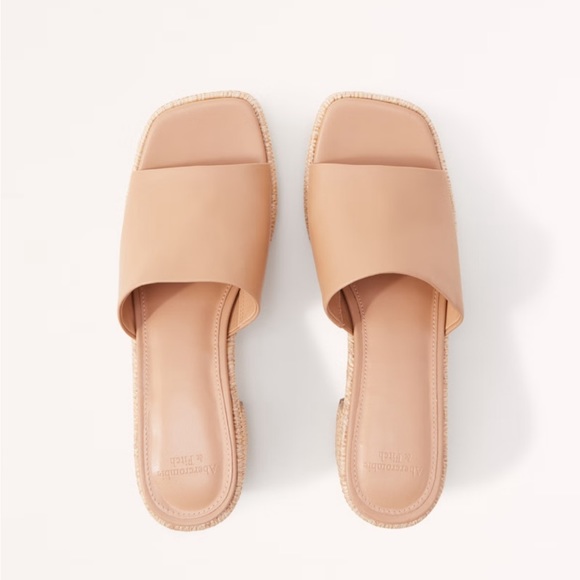 Abercrombie & Fitch Retro Mule Platform Heels Laides Size 9.5 - Picture 4 of 11